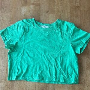 Green Women’s Cropped T-Shirt
